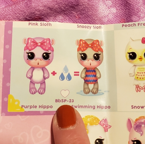 BABY BORN SURPRISE PETS color change animal Hippo vinyl toy bath hippopotamus - Picture 7 of 13